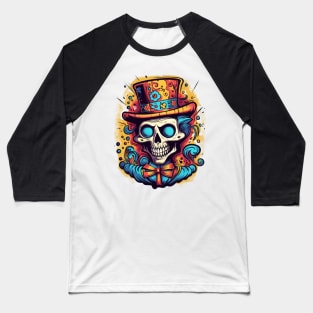 This skull graffiti is truly a work of art Baseball T-Shirt